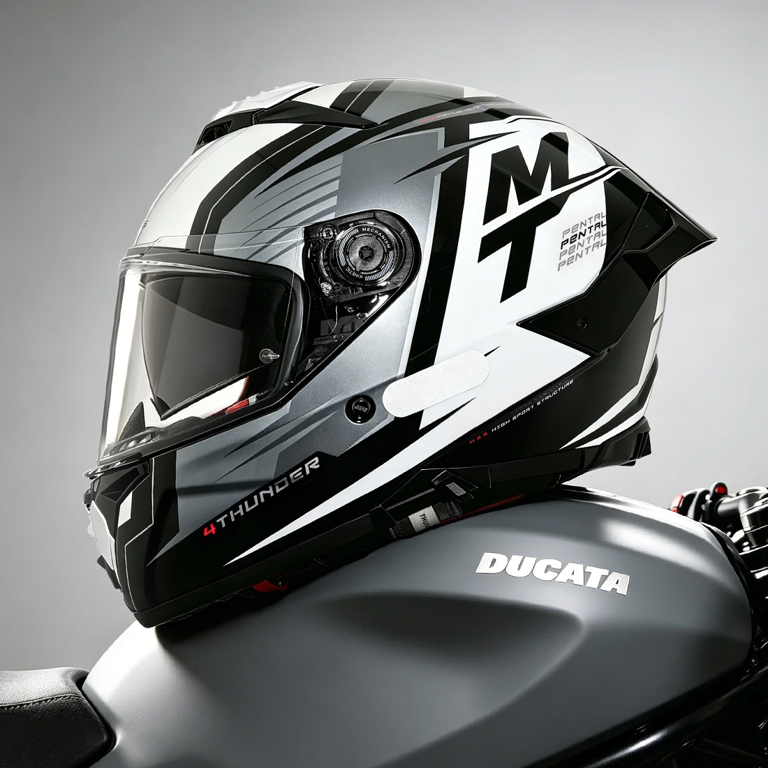 Casco de Motocicleta MT Thunder 4 Pro 2026, Homologado por ECE y DOT, Integral, con Doble Visor, Capacetes, Cascos para Moto