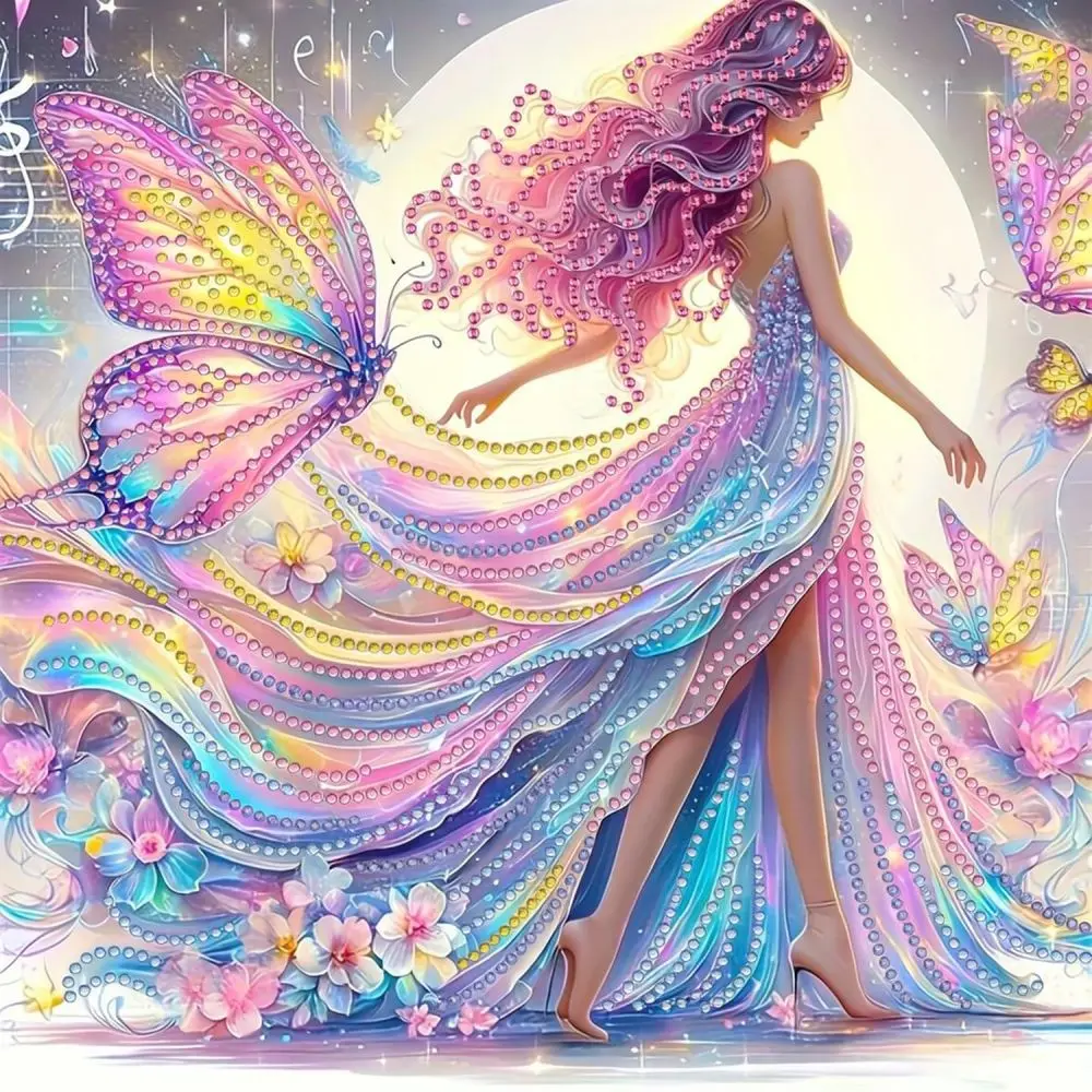 5D Diamond Painting Kits Star Moon Goddess Special Shaped Drill Arts Crafts Embroidery Mosaic Pictures Home Wall Decor