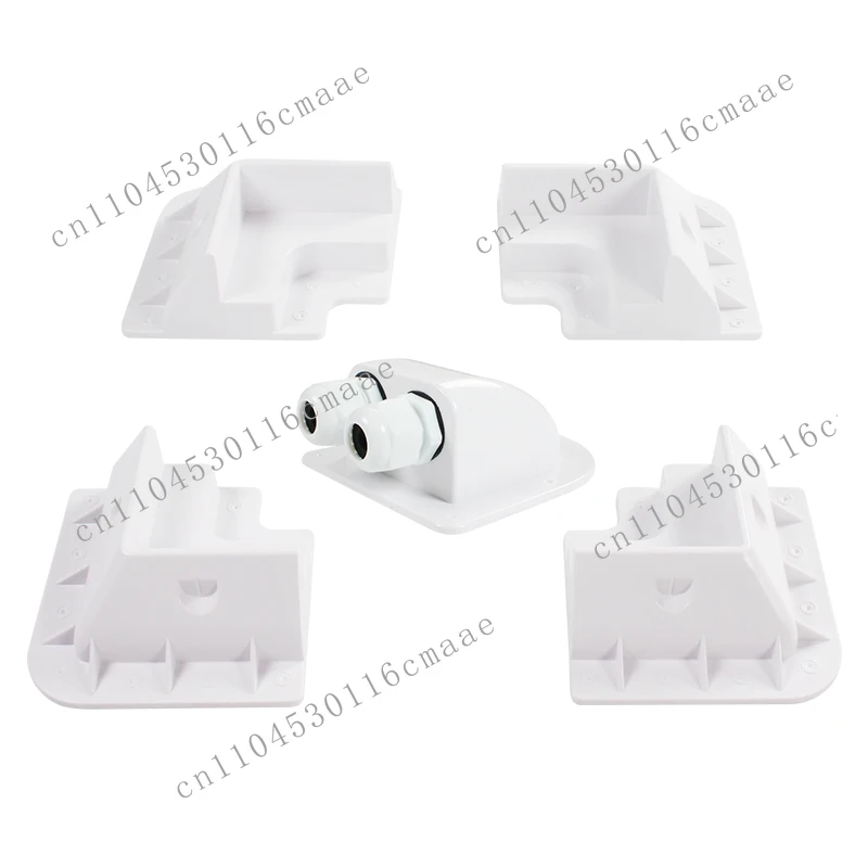 

White Trailer Solar Panel Bracket UV Resistant No Punching Caravan Fixing Bracket