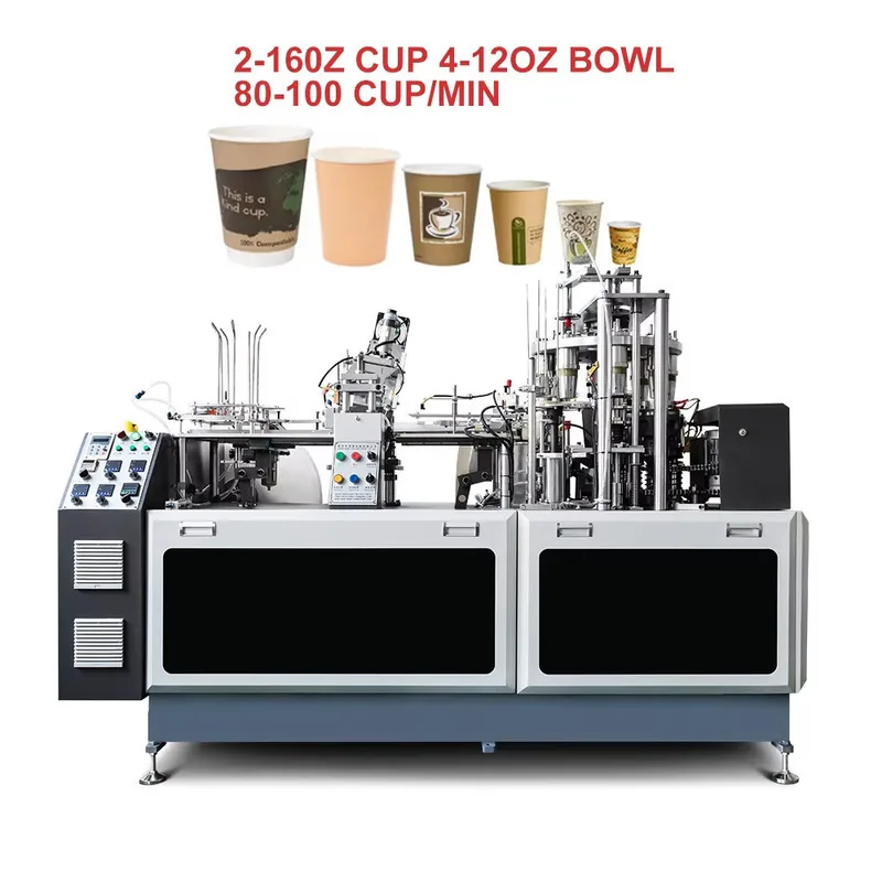 

Fully Automatic Coffee Forming Hines Disposable Paper Cup Making Hine