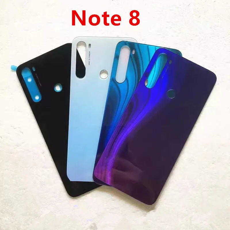 

Чехол Note8 для Xiaomi Redmi Note 8 6,3 дюйма, задняя крышка аккумулятора, ремонт задней стеклянной крышки мобильного телефона