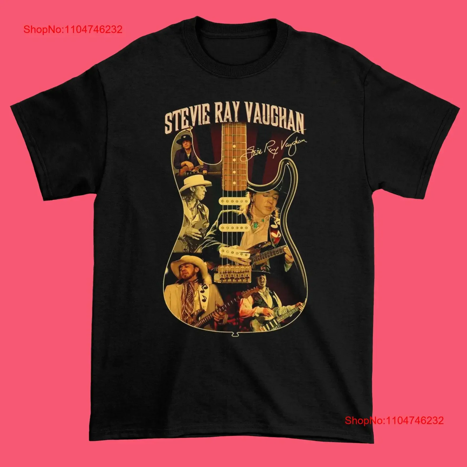 

Мужская футболка в стиле Stevie Ray Vaughan с гитарой, винтажная стираная универсальная стильная мягкая уличная одежда, домашняя мода