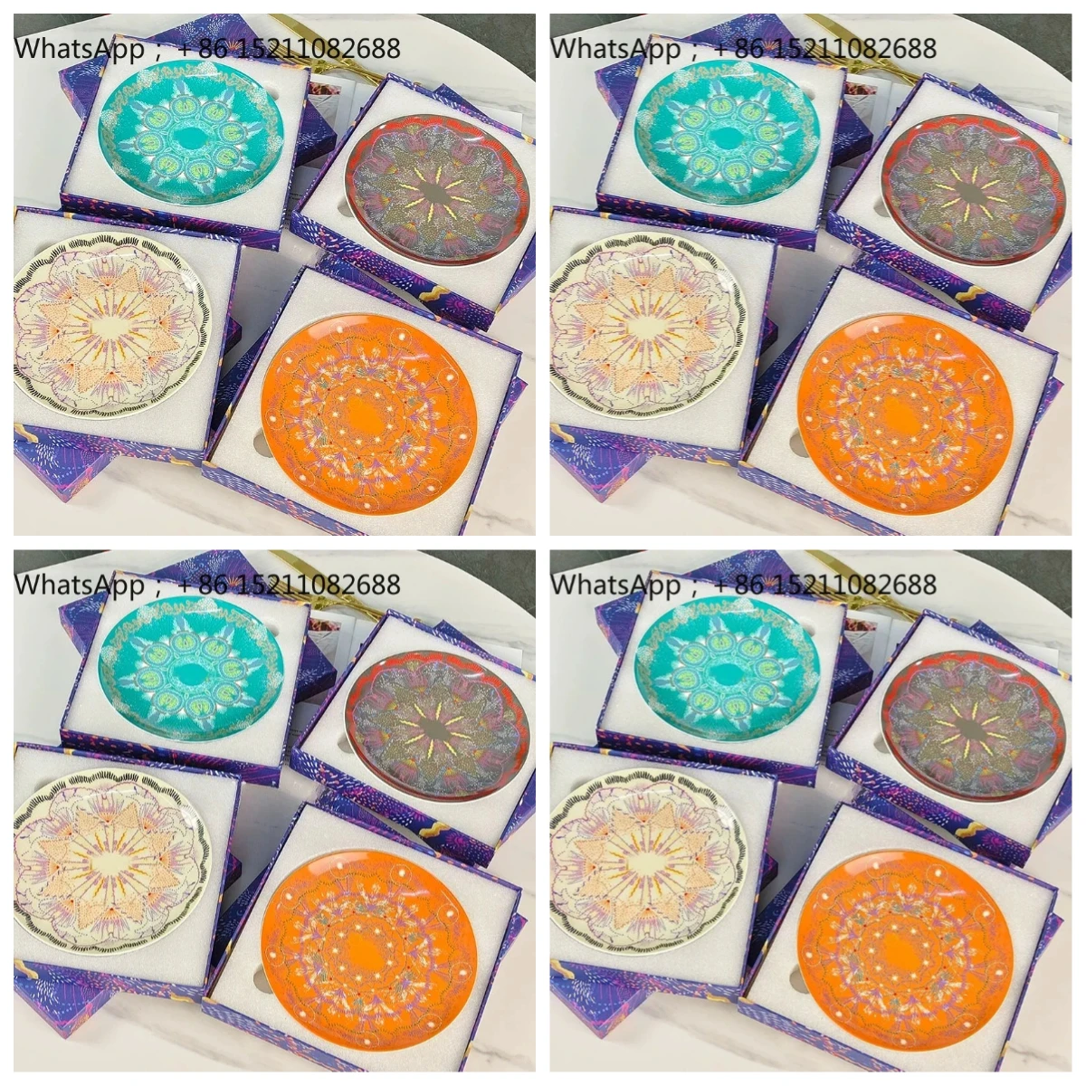 SCY starry sky household disc, steak plate, fruit plate, housewarming gifts and gifts