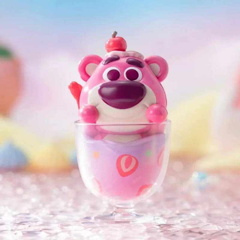 ディズニーストロベリーベアシリーズストロベリーアイスフィギュアトイストーリートレンディプレイブラインドボックステーブル装飾飾り女性ギフト人形