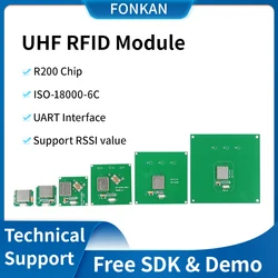 UHF RFID Module Built-in R200 Chip RFID Reader Integrated Module Raspberry Pi RF Power Access control Reader Module UHF RFID