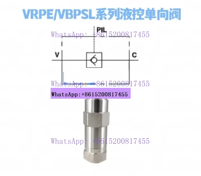 OM, OLEOWEB one-way hydraulic lock, hydraulic control one-way valve VRPE, VBPSL environ-mental sani-tation vehicle accessories