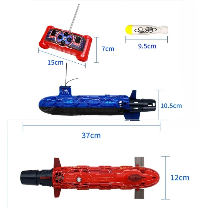 Draadloos RC Opladen Onderzeeër Zweven Oorlogsschip Model Universele Afstandsbediening Boot Model Speelgoed Multiplayer Competitie Schip Cadeau