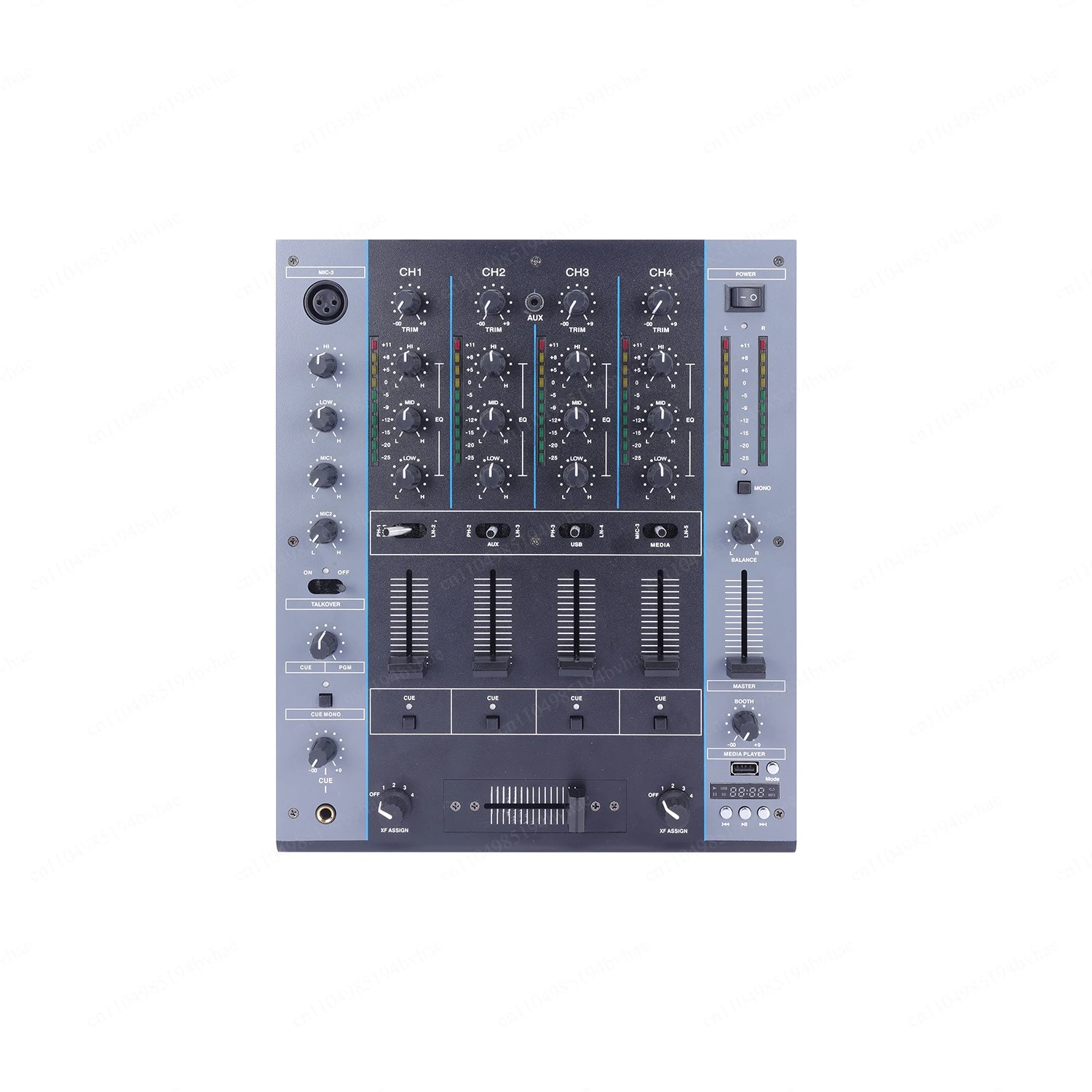 GAX-DM6 Home Stage Performance with Effects Bluetooth Multi functional Small 4-way Mixer 6-way Mixing Console