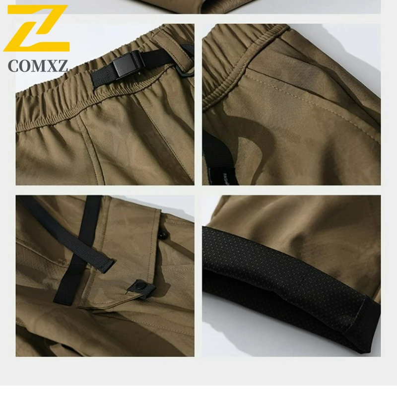 الكلاسيكية الرجال فائدة السراويل جديد 2025 الخريف عادية يندبروف تنفس السراويل التنزه التخييم الدراجات الشارع نمط البضائع السراويل