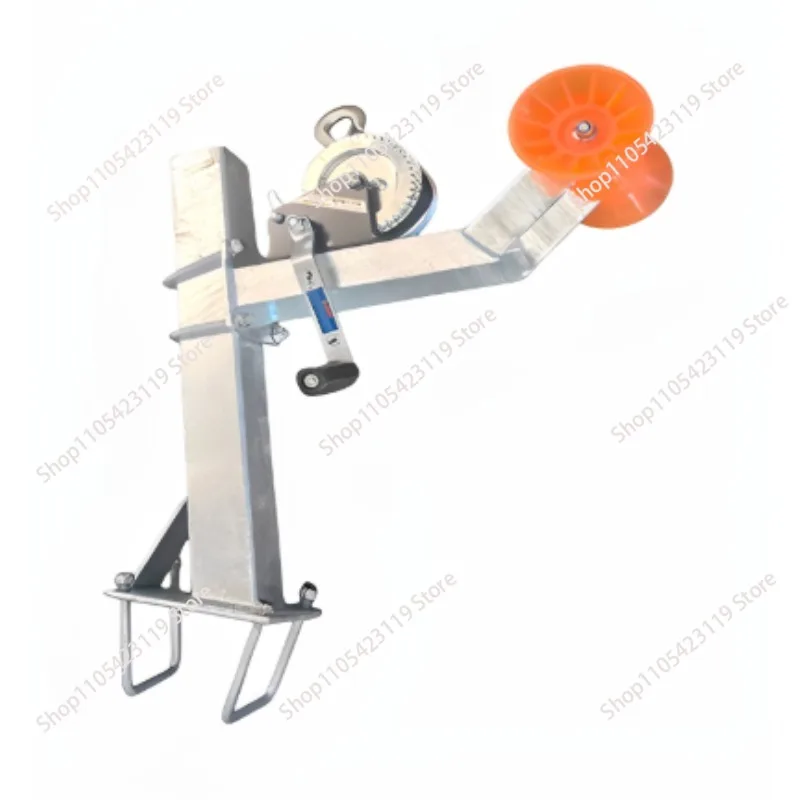 Manual Winch Stand with Roller Combo for Boat Trailer Universal Fit Jet Ski Inflatable Boat