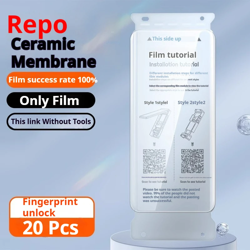 

Refill Without tools Roller Second Stickers Curved Screen Protector Ceramic Film Full Coverage Soft
