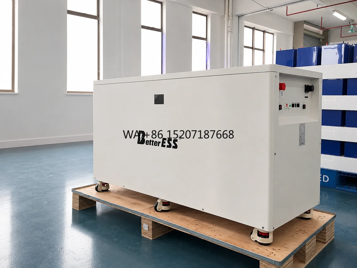 Energy Storage System with 300A BMS+Active Balancerr BetterESS 51.2V 1256Ah 64kWh ~448kWh Lithium Solar