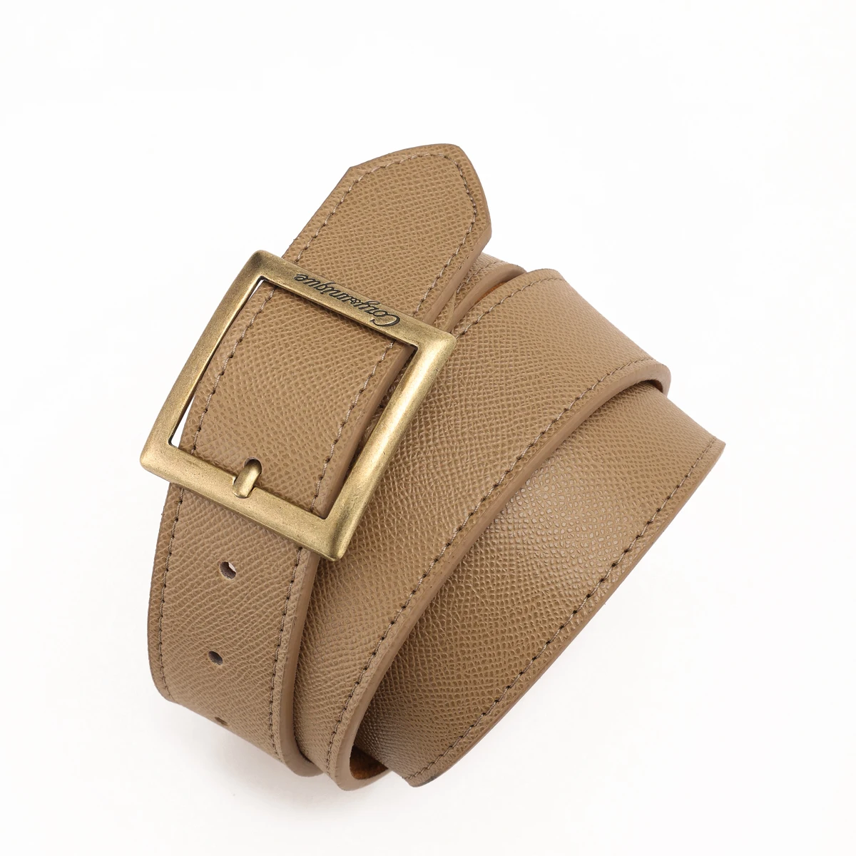 A Ladies' Casual Belt. Simple Buckle. PU Leather. Solid Color. Multiple Colors Available.