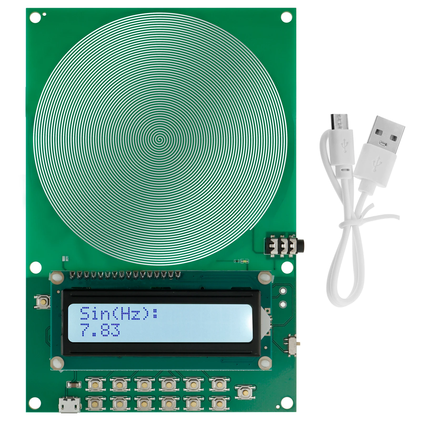 Schumann Waves Resonance Generator 0.01 to 30000Hz Adjustable Sine Wave Resonance Generator 7.83Hz Ultra Low Frequency Generator