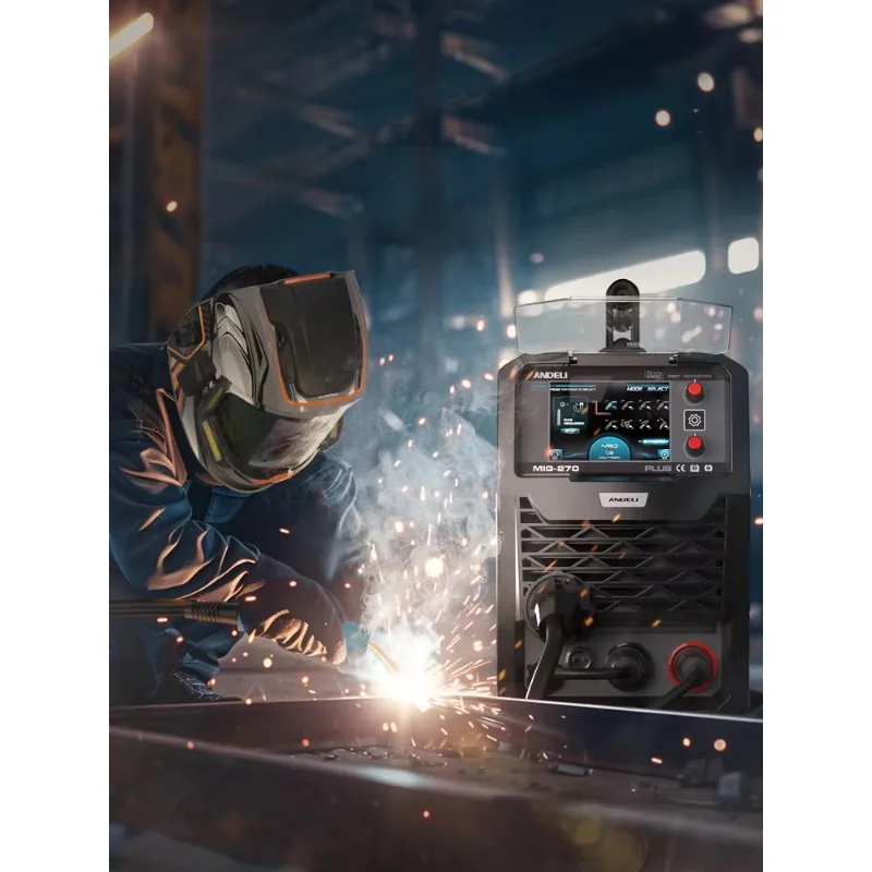 

Сварочный аппарат LCD MIG-270 для сварки алюминия MIG/MMA/LIFT TIG с подачей проволоки (Spool Gun)