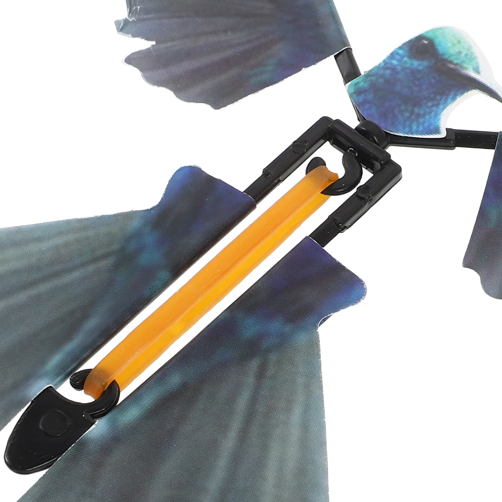 10개 허밍버드 소품 고무줄 동력 비행 조류 파티 선물 축제 공연 장난감 무대 소품