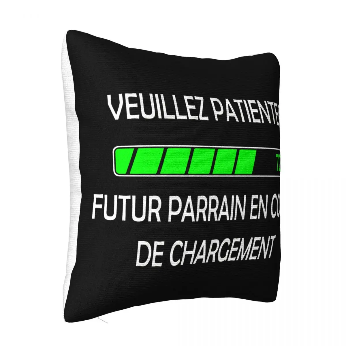 Homme Veuillez Patienter Futur Parrain En Cours De Chargement Man Pattern Original Creative Fitness Pillow Case