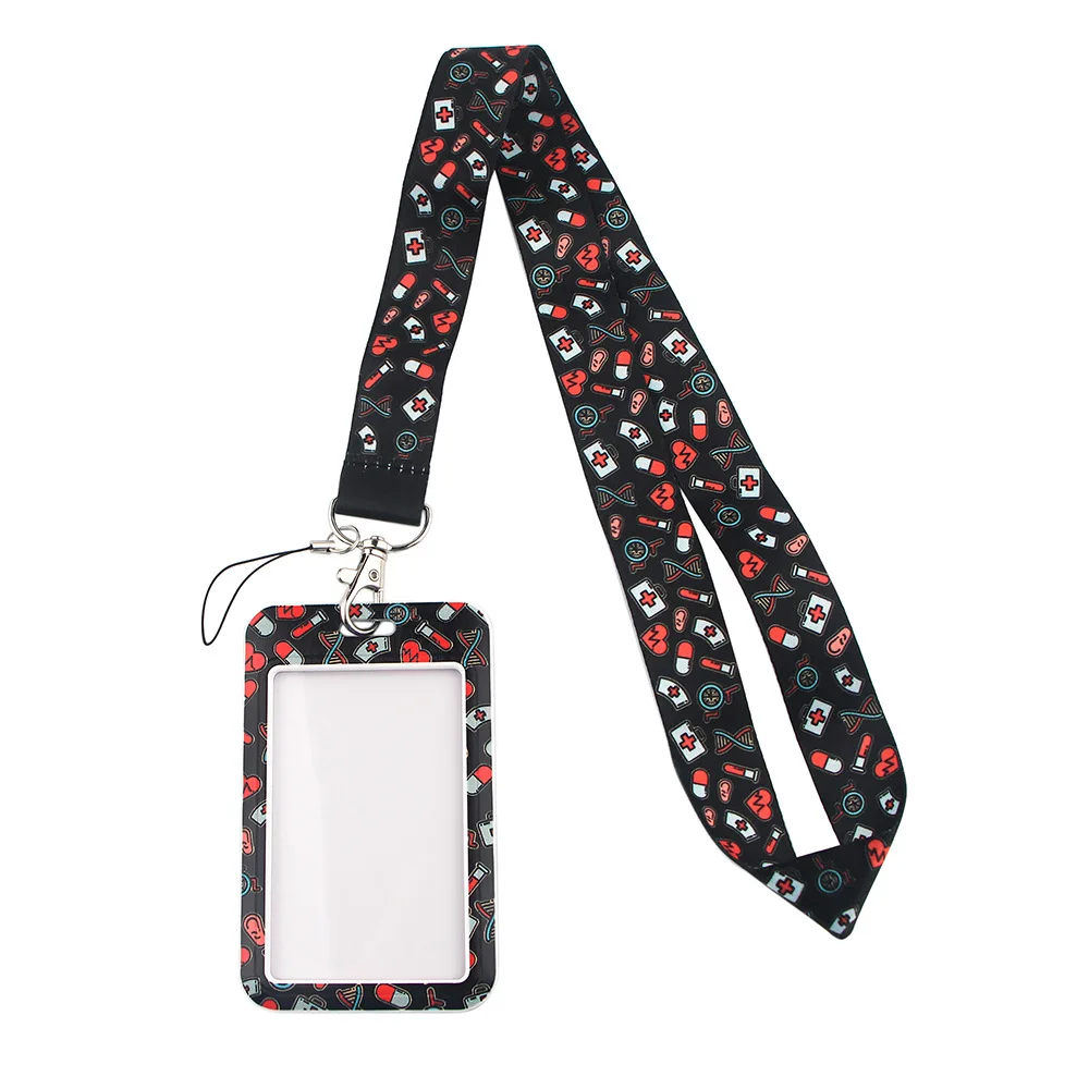 

Hot Sales Medical Doctor Nurse Lanyard ID Card Cover Phone Rope for USB Badge Holder Neck Strap Keychains Hang Rope