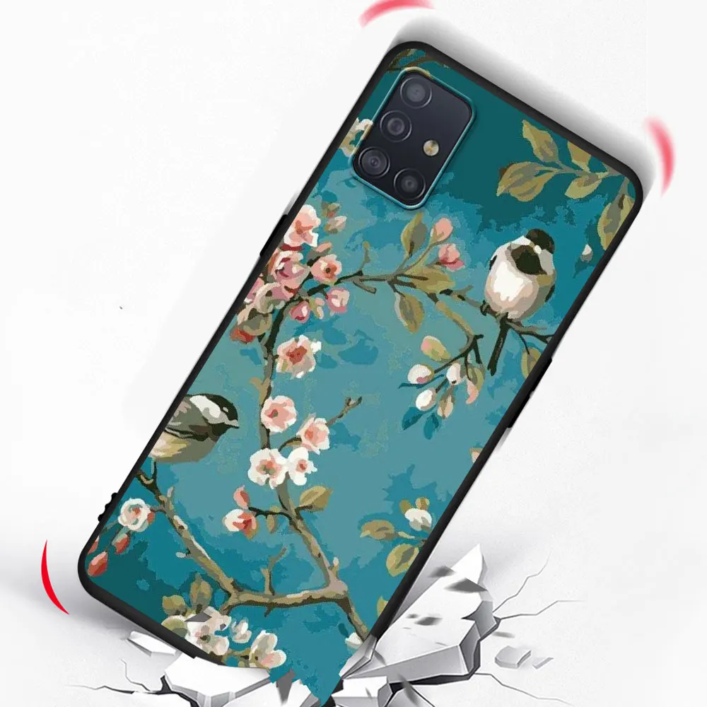 Custodia Starry Night Van Gogh per Samsung Galaxy A53 5G A12 A13 A52 A02s A22 A51 A54 A11 A13 A32 A52s A72 A03s Cover per telefono in Silicone