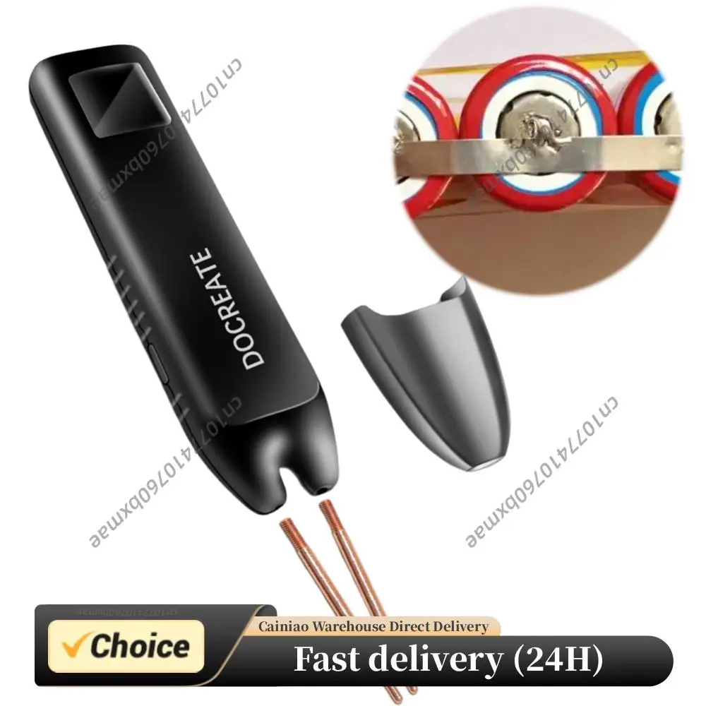 

Battery Spot Welder 99 Gear Adjustable Portable Mini Battery Welder Automatic Manual Modes 1.3in Color Screen for 18650 Battery