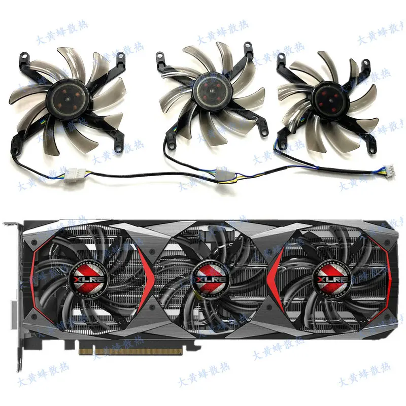 New Cooling Fan for MANLI PNY GTX1080ti GALLARDO Graphics Card