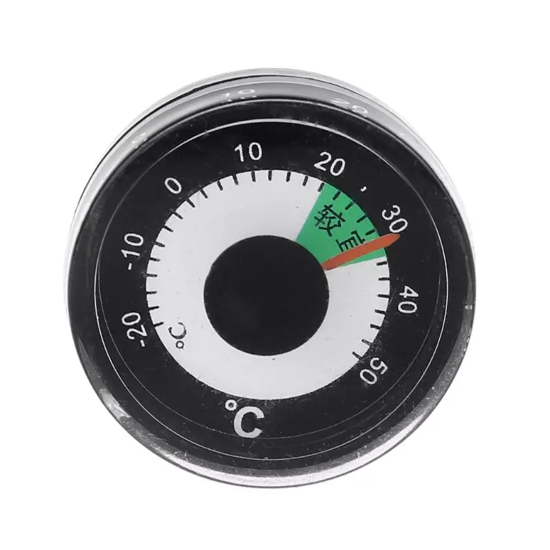 27 mm Mini Mechanical Thermometer 1.1" Dial Thermometer -20~50℃ for Home