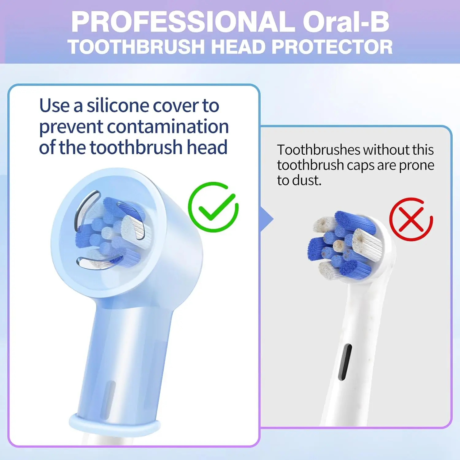 Toothbrush Head Covers for Oral B iO Toothbrush Heads, Toothbrush Caps Suitable for Oral B iO Electric Toothbrush(Colorful)