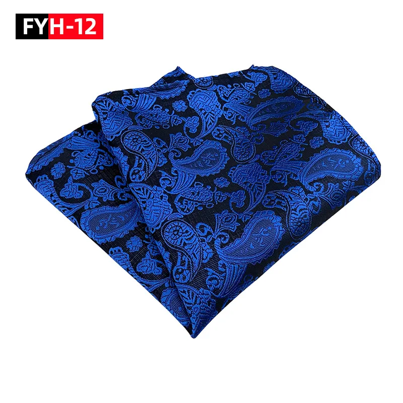 Moda Poliestere Tasca Quadrato Uomo Fazzoletto Sciarpe Abito da uomo Tasca Sciarpa quadrata Abito da festa di nozze Accessori per asciugamani sul petto