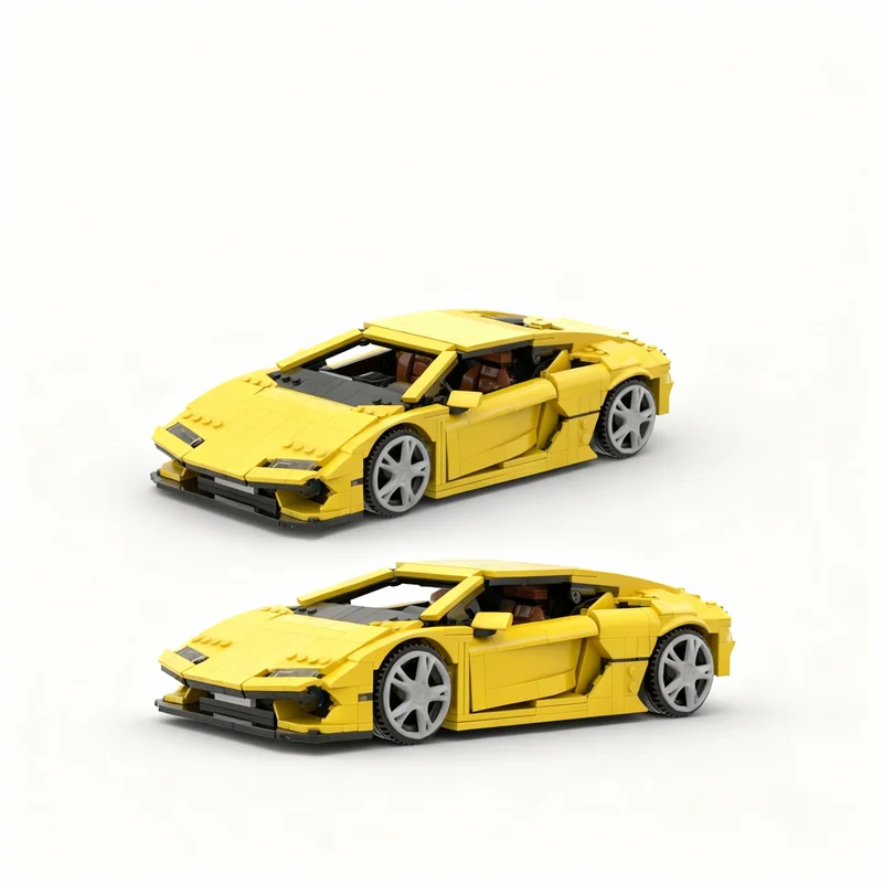 

1036pcs MOC Lamborghinitemario Cars Model Building Blocks Construction Toy Christmas Gifts DIY Creative Idea Education Assemble