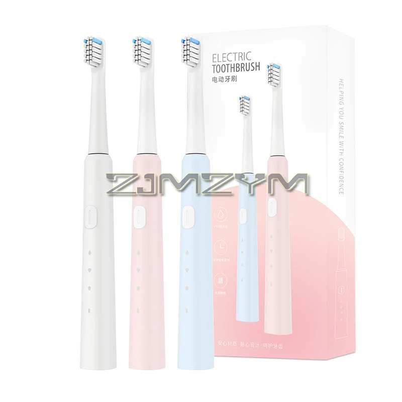 Type-C Rechargeable Electric Toothbrush 3 Gears Long Range Soft Wool Waterproof Electric Toothbrush for Adults