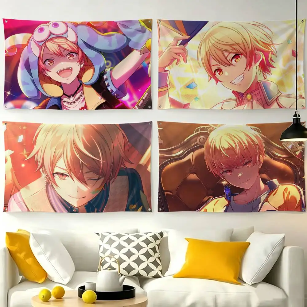 Tenma Tsukasa PJSK Showtime  Flags for Bedrooms Home Decor Items Outdoor Decors Garage Decoration Flaga