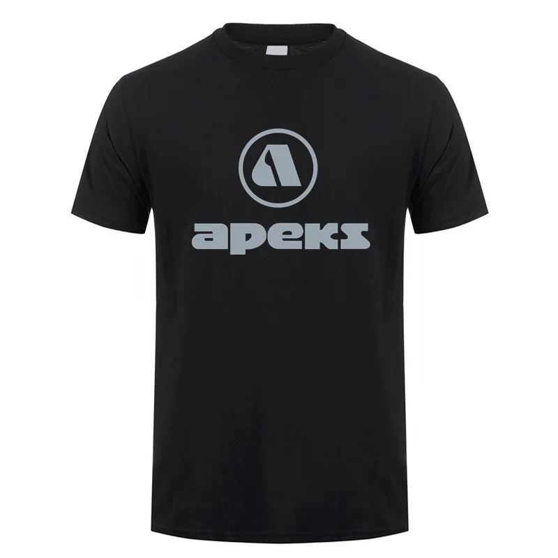 Camiseta Apeks para hombre y mujer, camisetas geniales de algodón, ropa de calle con cuello redondo, ropa para hombre, Tops de gran tamaño, LH-639