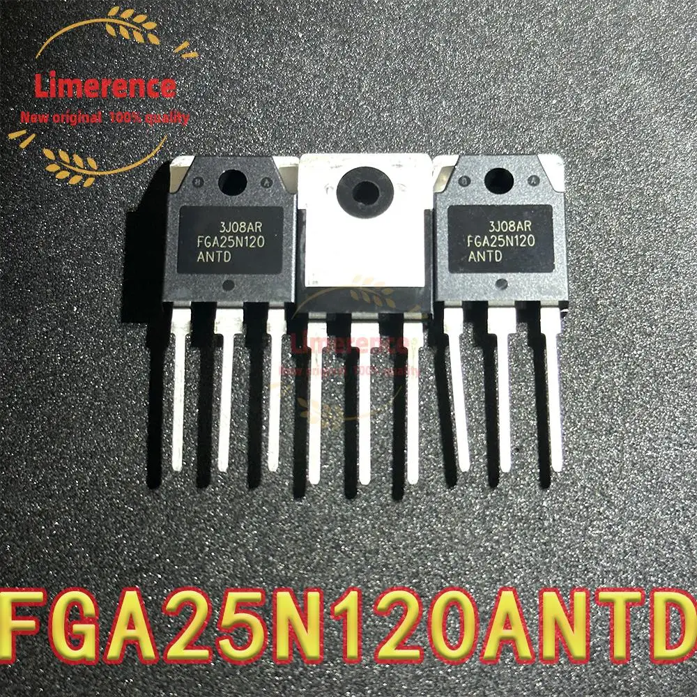 5PCS FGA25N120 FGA25N120ANTD TO3P 25N120 TO-3P New and Original IC Chipset