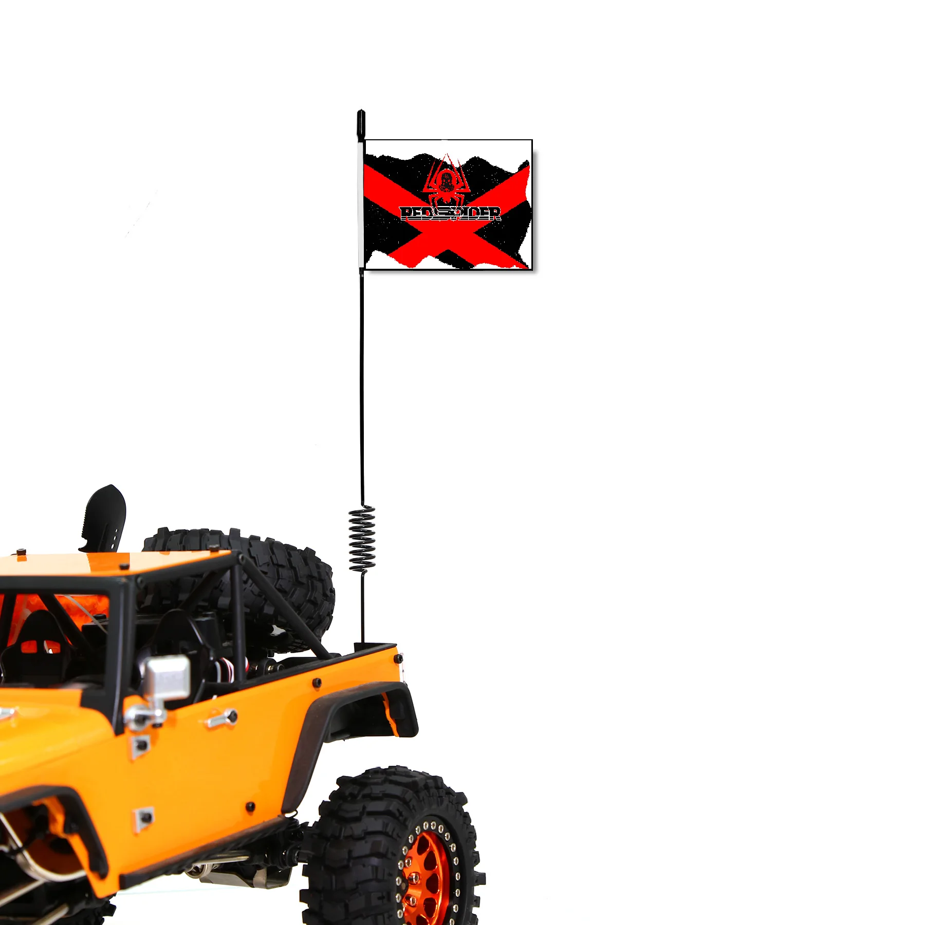 

Металлическая антенна-флажок для радиоуправляемых краулеров 1/10, совместимая с Axial SCX10 90046/Traxxas TRX4 D90 D110/Tamiya CC01, 10,62 дюйма