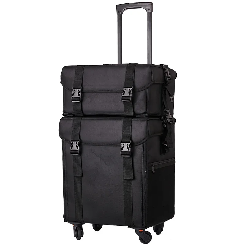 Professional Makeup Vanity Case Cosmeti/c Storage Trolley with Rolling Wheels Hairdressing  for Salon Equipment Organization