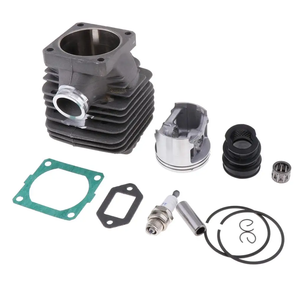56mm Cylinder Piston Assembly New Chainsaw Engine Overhaul Metal Kit for 064 066 Series Upgrade