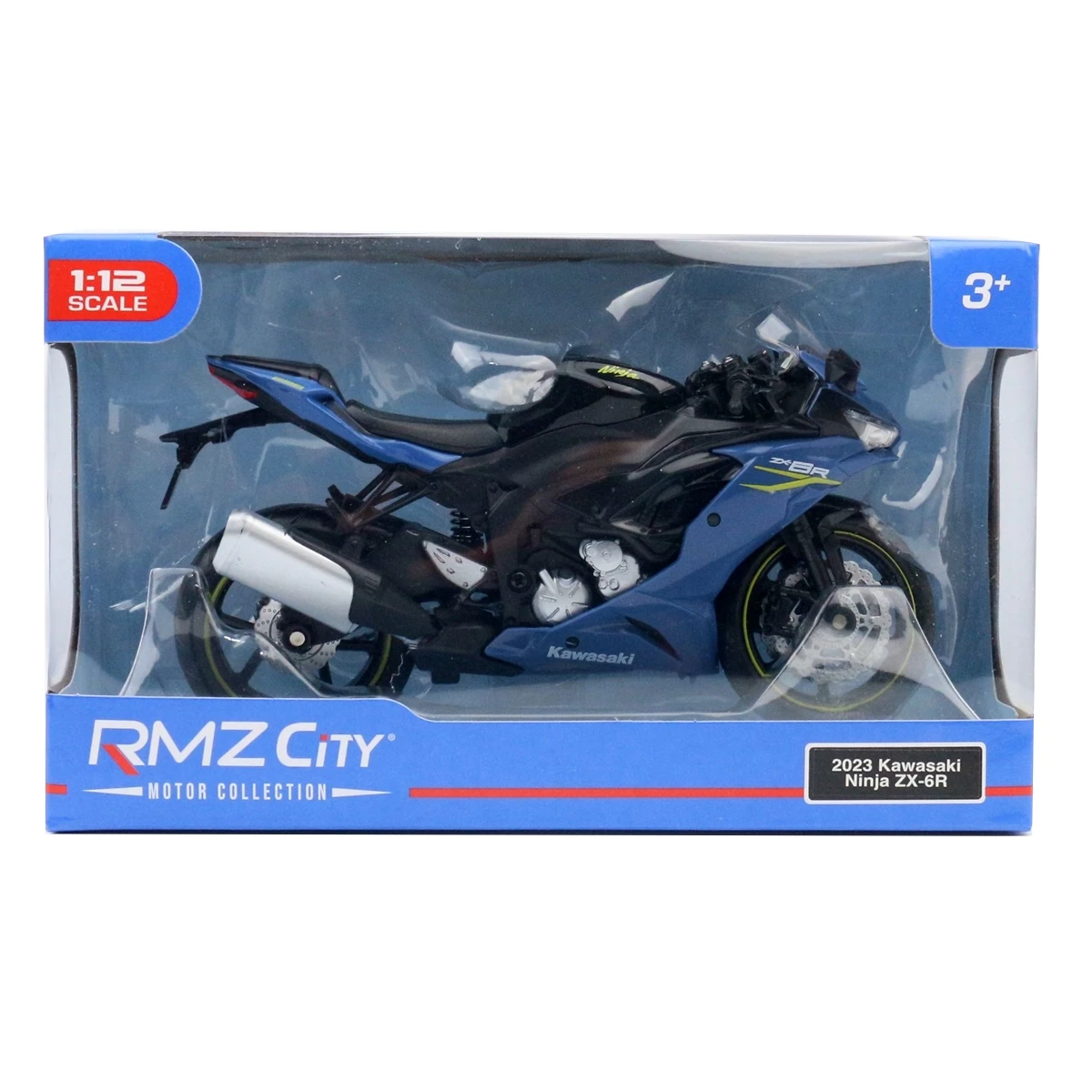 1/12 Kawasaki Ninja ZX-6R Motorcycle Toy 1:12 RMZ City Diecast