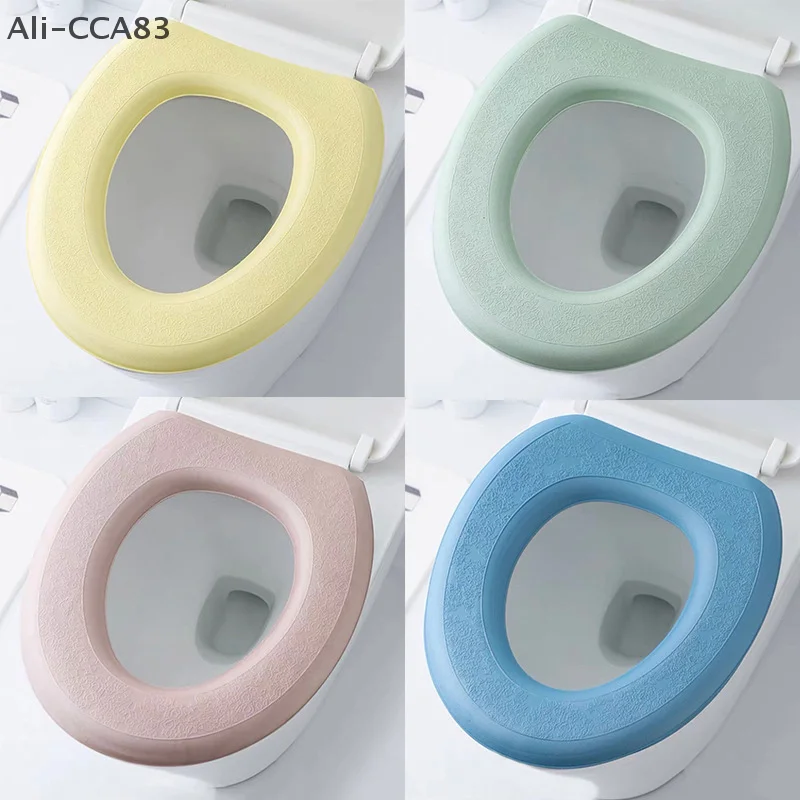 

Waterpoof Soft Toilet Seat Cover Bathroom Washable Closestool Mat Pad Cushion O-shape Toilet Seat Bidet Toilet Cover Accessories