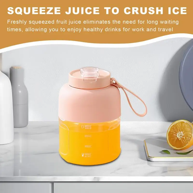 

Portable Juicer Wireless Large Capacity Portable Blender Cup Multifunctional Fruit & Vegetable Tools For Travel Offices Outdoor