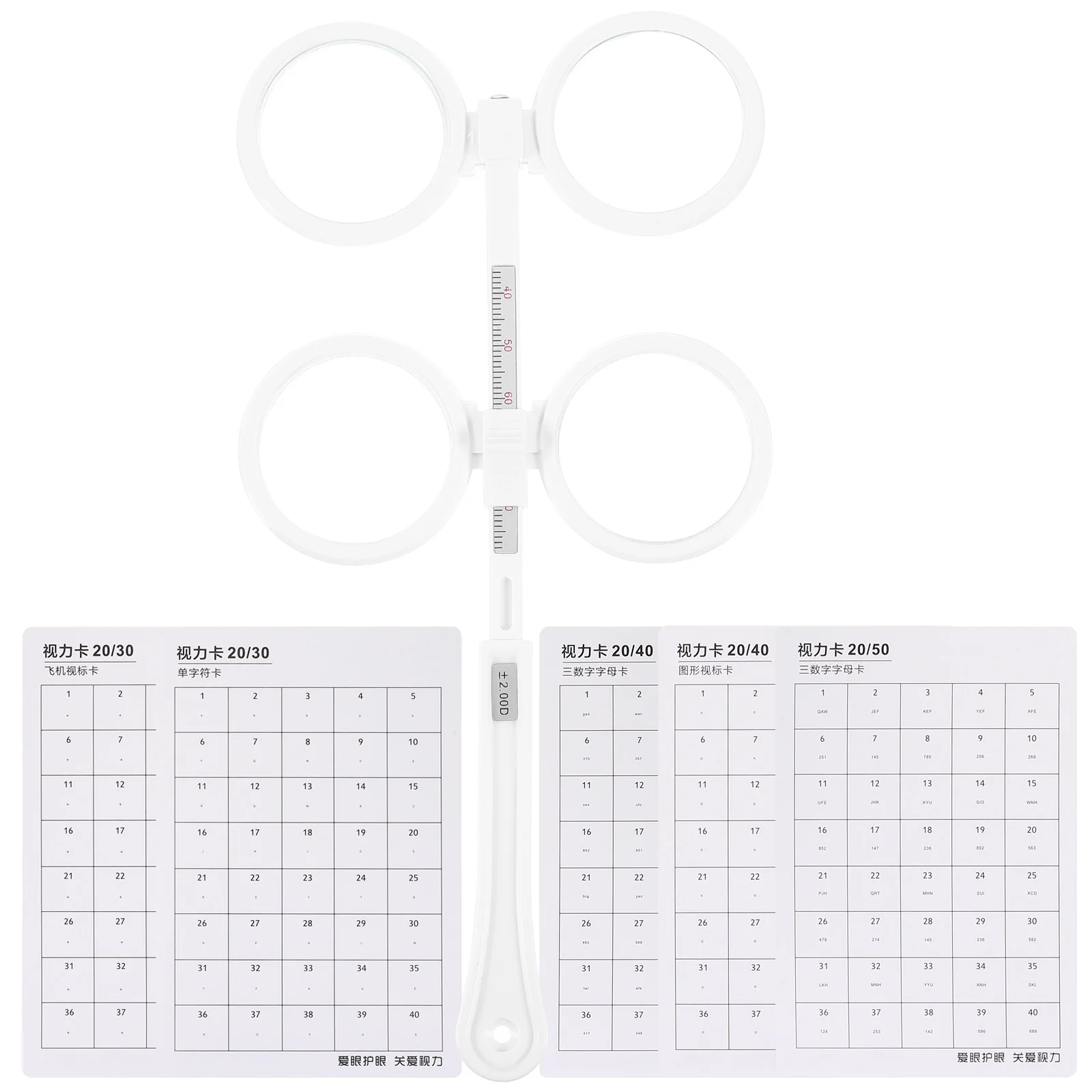 

Flip-shoot Vision Training Device Optical Flippers Optometry Plastic Test Shortsighted Lens Paper for Equipment