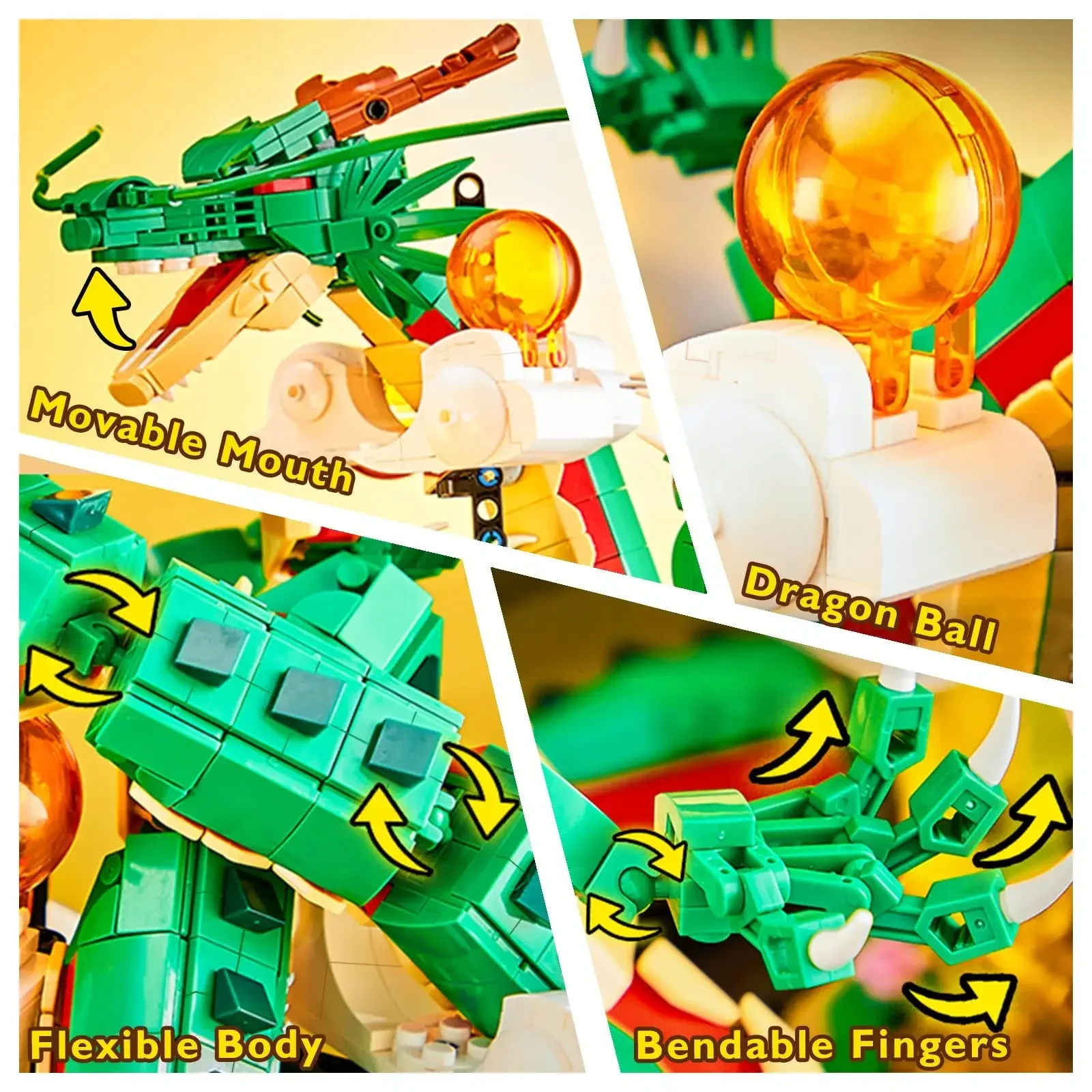 1826 pçs divino dragão blocos de construção modelo adultos ideia colecionável kits de construção dragão ornamento crianças meninos presentes natal brinquedos