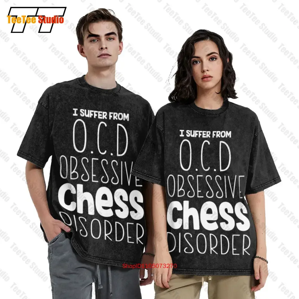 I Suffer From Ocd Obsessive Chess Disorder Vintage Oversized T-Shirt FFT1