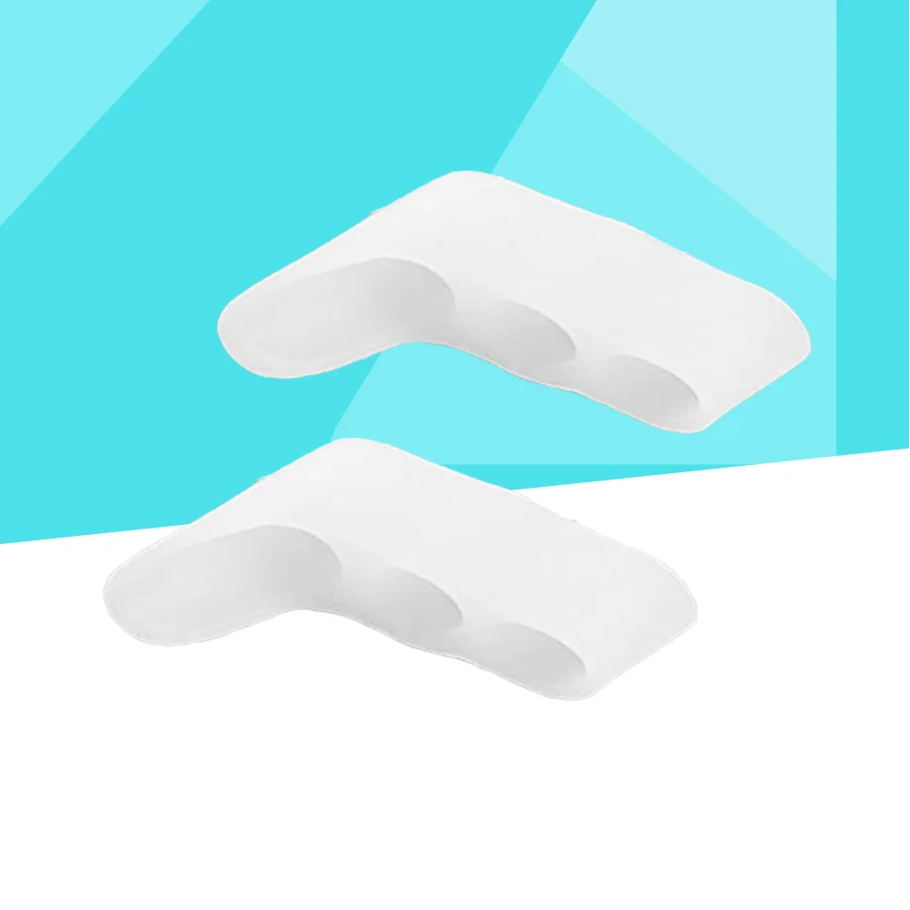 

10pcs Toe Separators Durable Material 3 Hole Design Anti Skid Breathable Bunions Hallux Foot Care ToolsToe