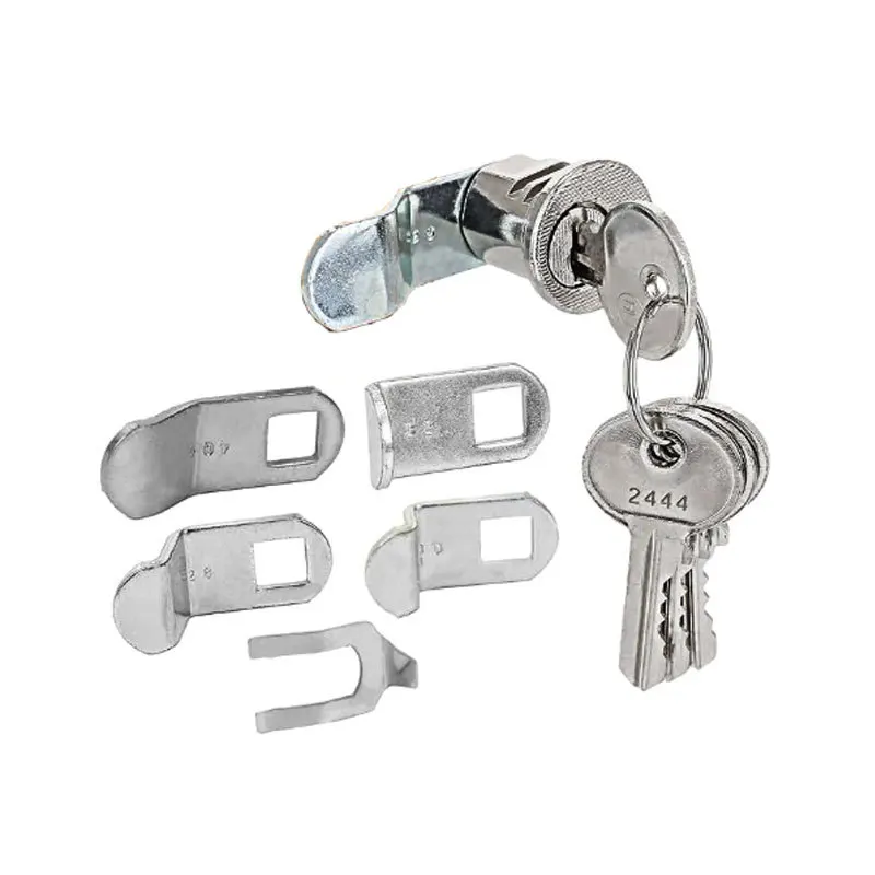 American Email  POST LOCK 5 Lock Plates Nickel Plated Tongue Lock