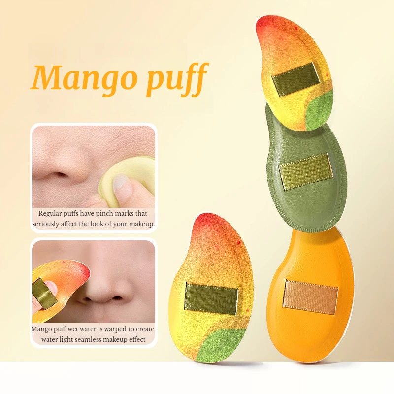 

Thumb Air Cushion Puff For Fruit Shape Blending Sponge For Makeup Foundation Liquid Powder Contouring Highlighting Tool