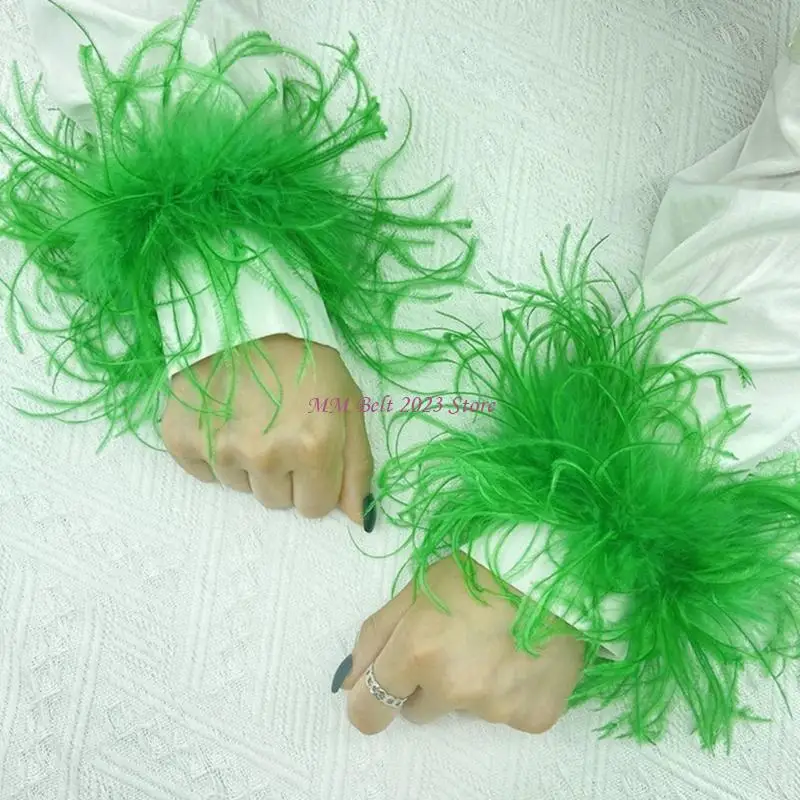 49ME Pols Veer Manchetten Slap Armband Manchetten Veer Polsbandje Sexy Polsbandje Armband Haar Stropdas Paardenstaart