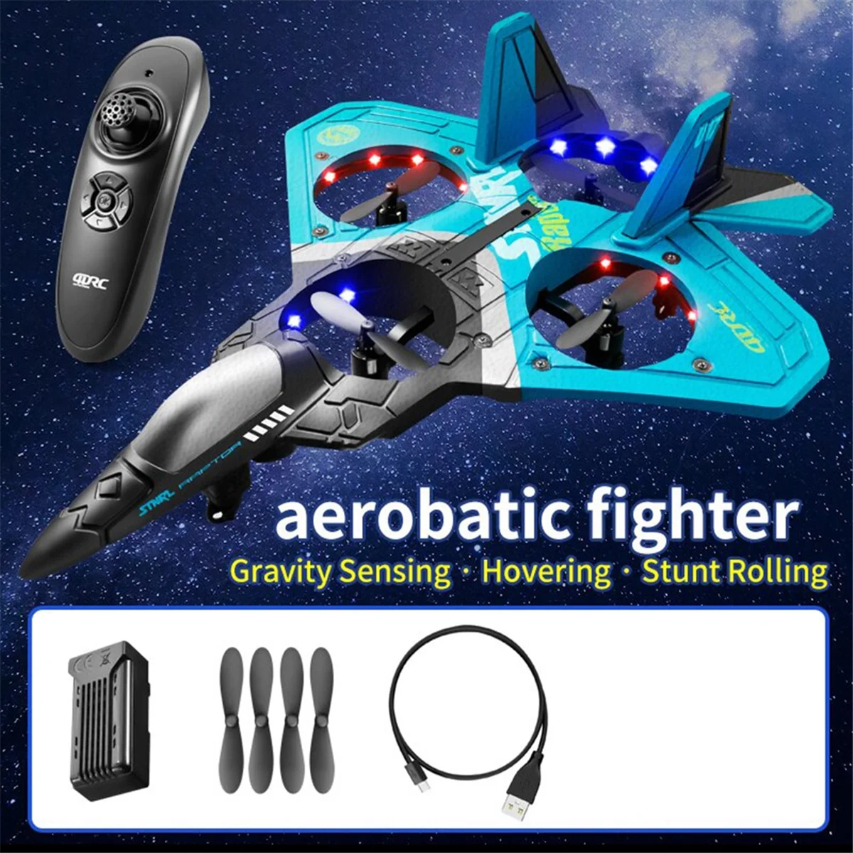 Imagem -02 - Avião de Controle Remoto 2.4g Fighter Hobby Plane Planador Epp Espuma Brinquedos Drone Kids Gift a rc