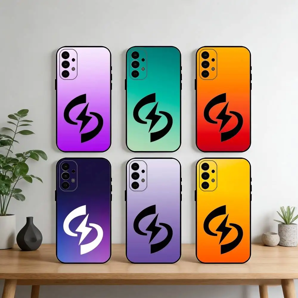 

Cool Lightning Phone Case For Samsung S25,S24,S21,S22,S23,S30,Ultra,S20,Plus,Fe,Note,10,9,5G Black Cover