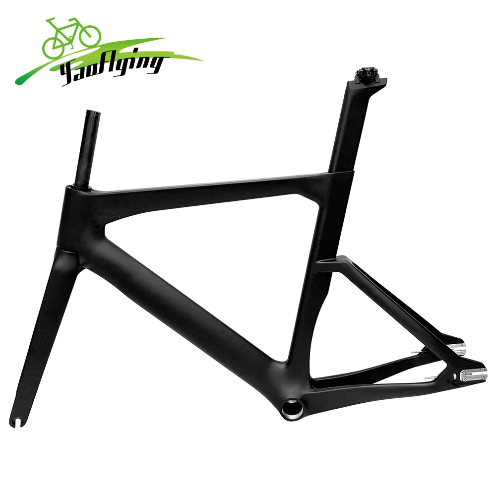 

AIrwolf 2026 New Arrival T1100 Full Carbon Fiber Track Frame Full Sizes T47 Track Carbon Bike Frame Carbon Bicycle Frame