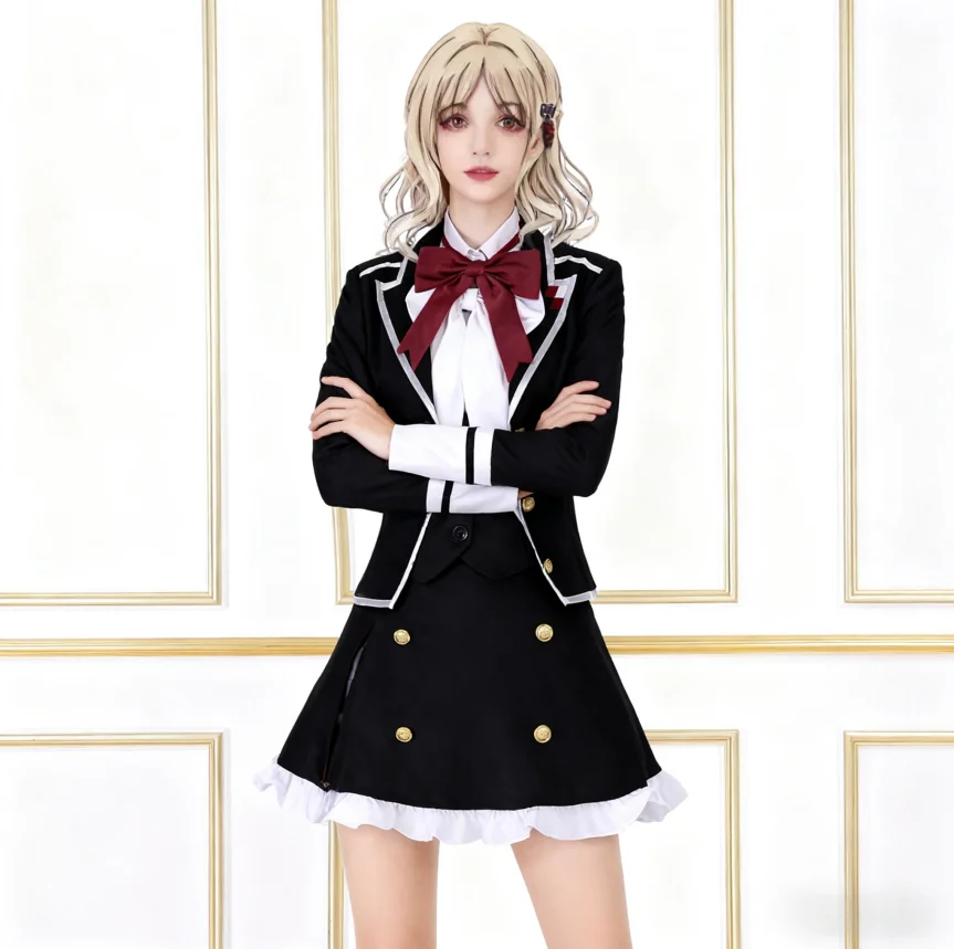 

Anime DIABOLIK LOVERS Komori Yui game character cosplay costume, the same style anime costume set with accessories